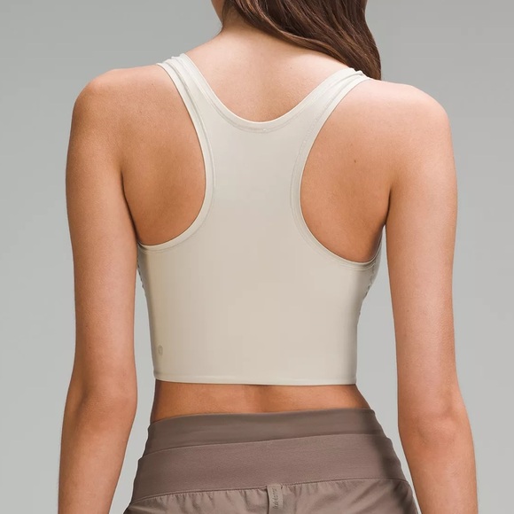 Lululemon Wundermost Ultra-Soft Nulu Scoop-Neck Cropped Tank - Picture 2 of 5